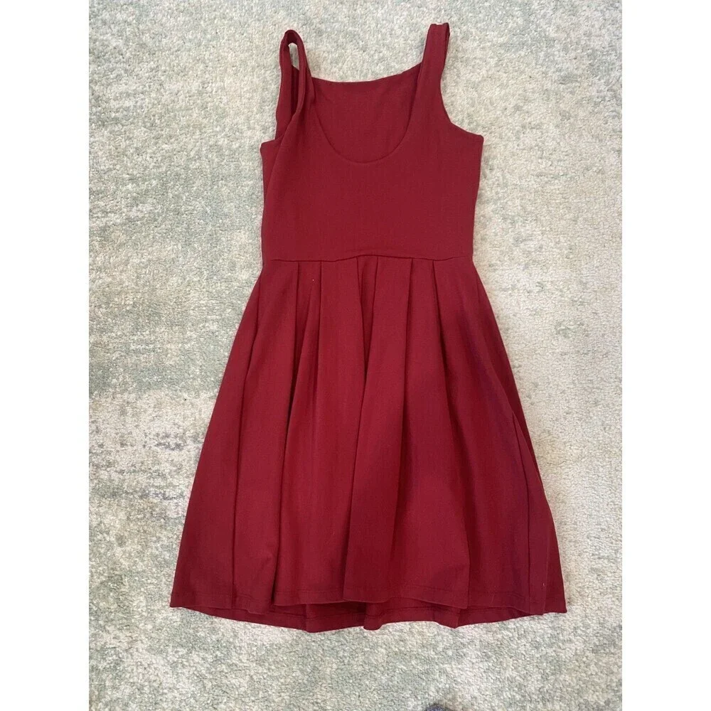 NWT Susana Monaco Dress Women’s Small Flare Mini Sleeveless Stretchy Red $188